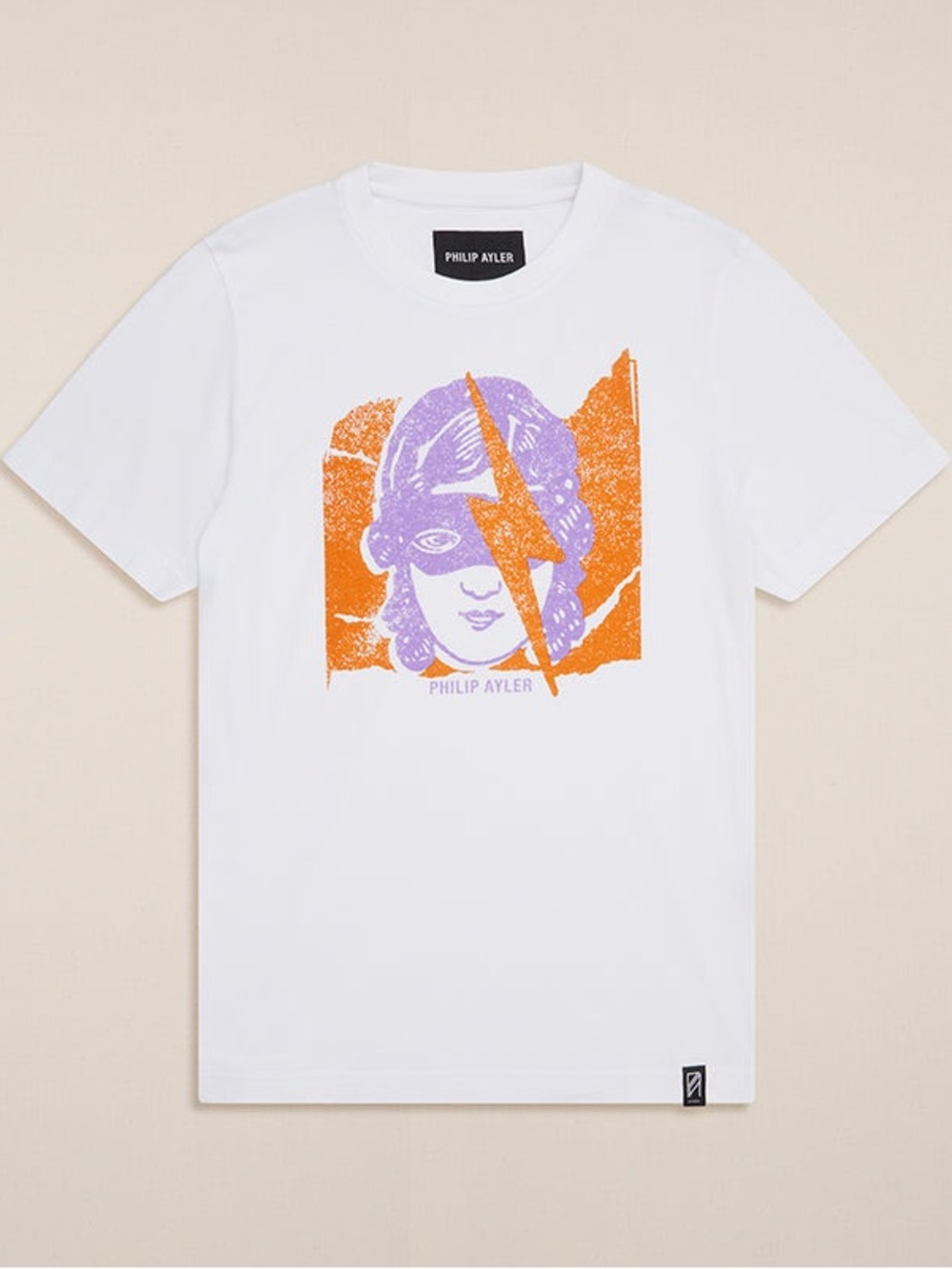 PHILIP AYLER MEN’S “ZIGGY” COTTON T-SHIRT